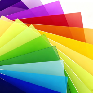 Colored acrylic