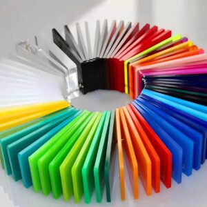 Colored acrylic